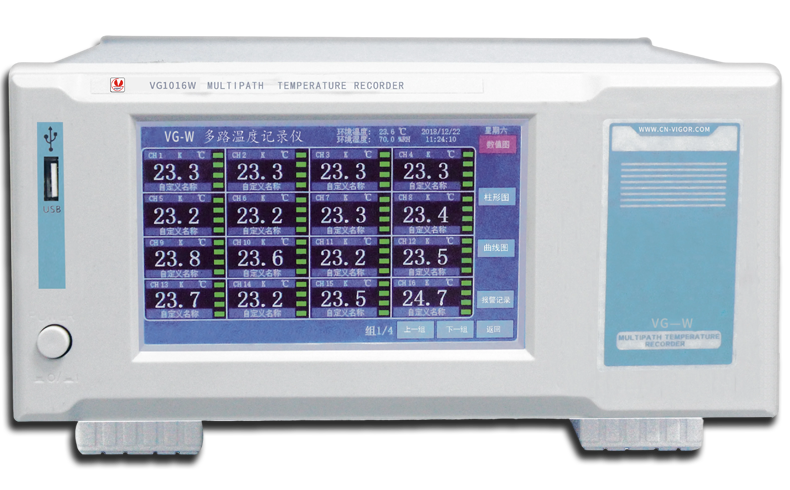 威格多路溫度測量儀 溫升測試儀(VG1016W)廠家直銷，品質(zhì)保障插圖